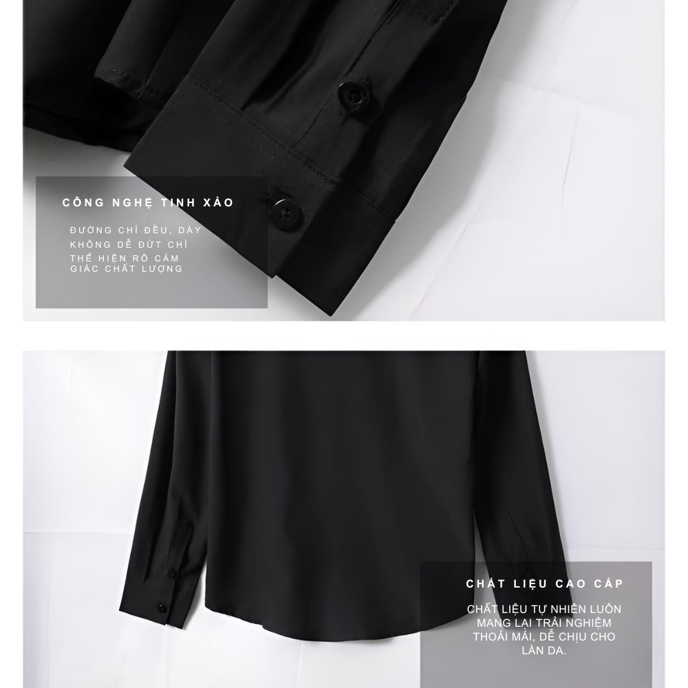 Áo Sơ Mi Nam Dài Tay Present