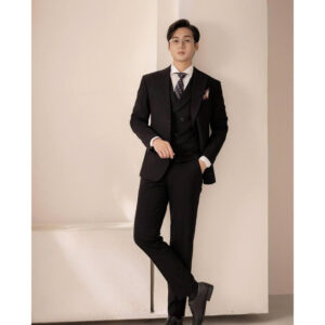 Bộ Vest Comple Nam Cao Cấp 2 Cúc . Suit Nam Hàn Quốc 2 Khuy Đẹp