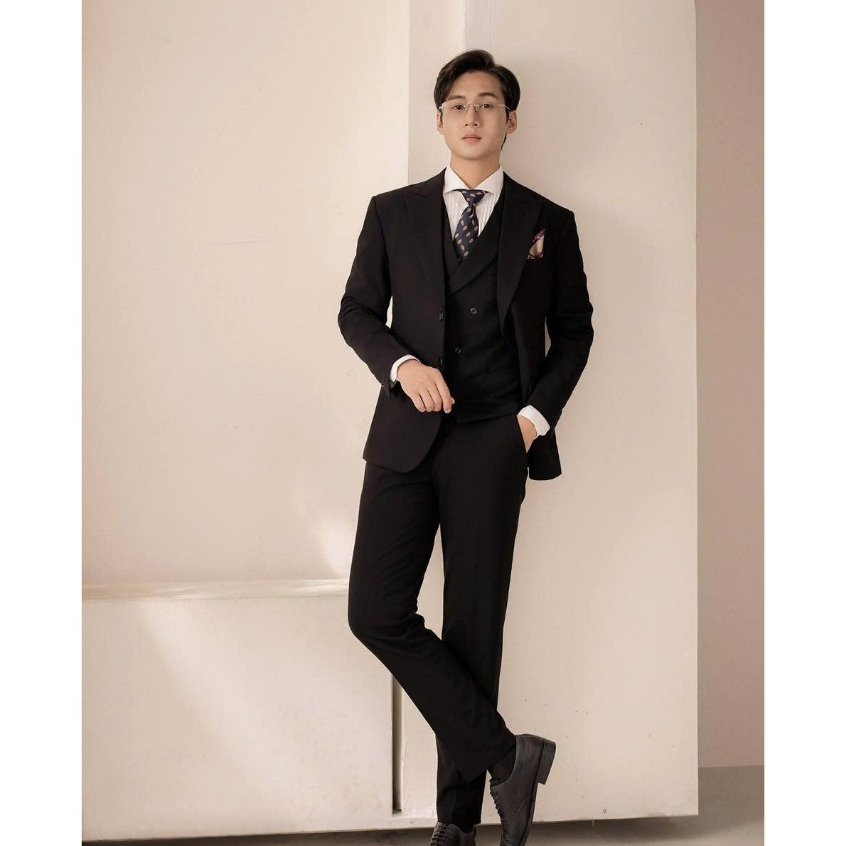 Bộ Vest Comple Nam Cao Cấp 2 Cúc . Suit Nam Hàn Quốc 2 Khuy Đẹp