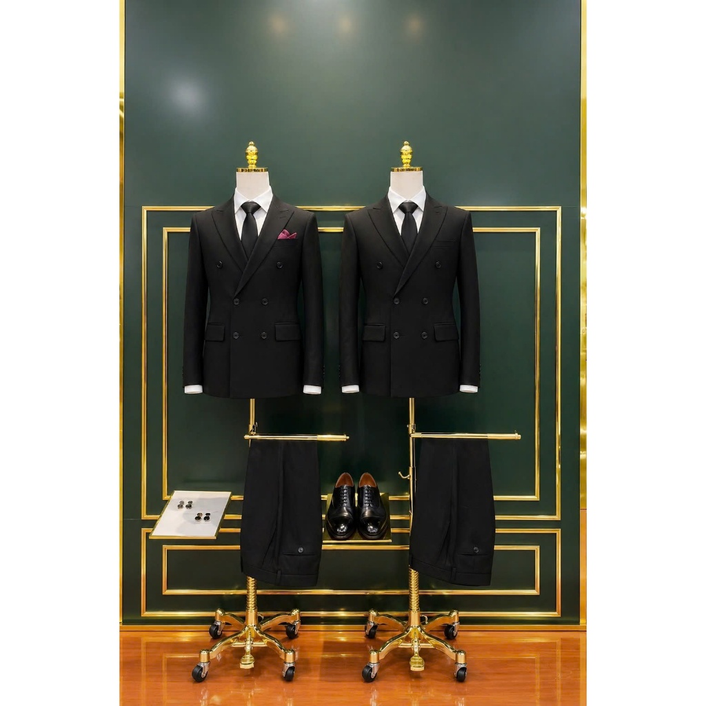 Áo Vest Comple Nam Cao Cấp, Suit Nam Hàn Quốc 6 Cúc Đồng Đẹp
